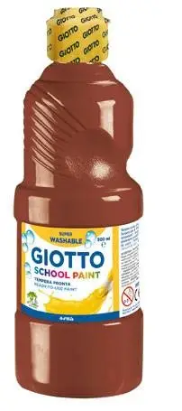 School Paint pintura a base de agua Marrón 500 ml Botella 1 piez..