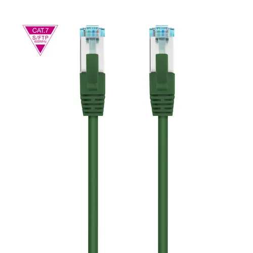 Cable de Red Cat.7 600MHZ LSZH SFTP PIMF AWG26, Verde, 1 m - Imagen 2