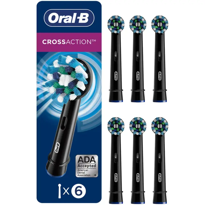 CrossAction 8006540887165 cepillo de cabello 6 pieza(s) Negro