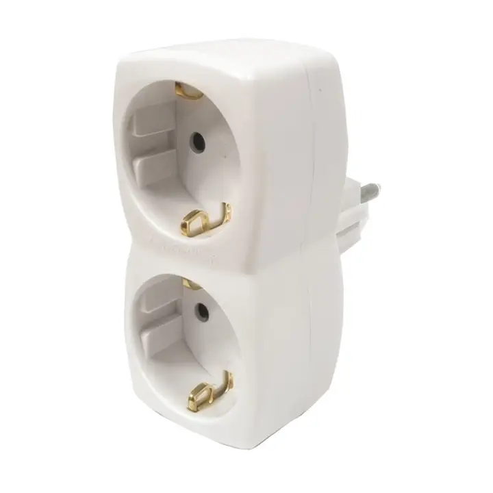 00108876 adaptador de enchufe eléctrico Tipo C (Europlug) Blanco