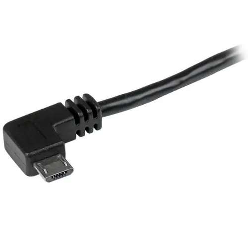 Cable de 1m Micro USB con conector acodado a la derecha - Imagen 2