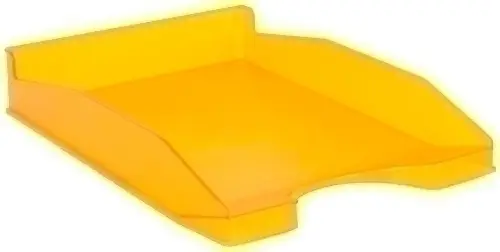 BANDEJA SOBREMESA TRASLUCIDA NARANJA