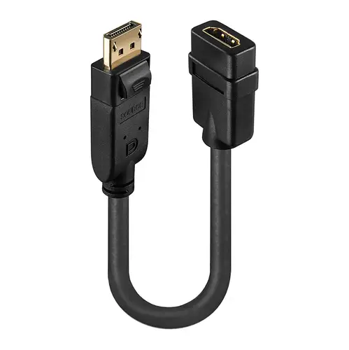 41005 adaptador de cable de vídeo 0,15 m DisplayPort HDMI Negro - Imagen 3