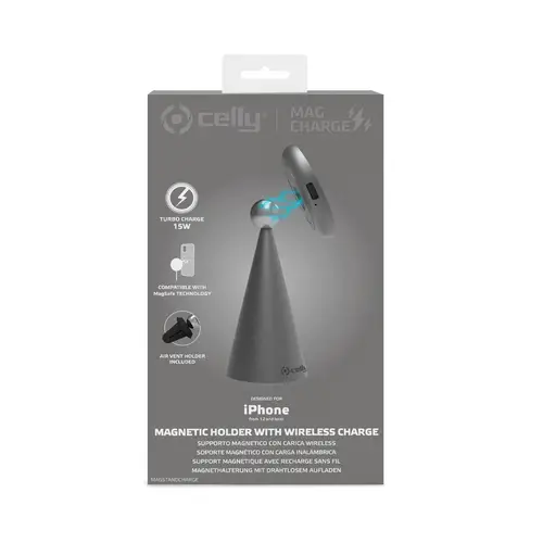 MAGSTANDCHARGE cargador de dispositivo móvil Plata Interior - Imagen 5