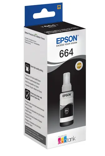 664 Ecotank Black ink bottle (70ml) - Imagen 2