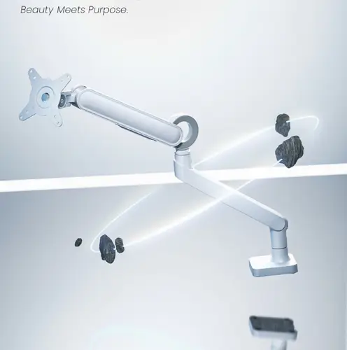 Soporte de escritorio para monitor de 17«-35», blanco - Imagen 11