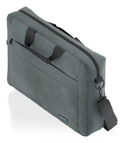 Maletin premium para portatil 15.6, Gris - Imagen 2