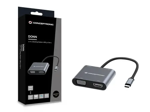 DONN16G Alámbrico USB 3.2 Gen 1 (3.1 Gen 1) Type-C Gris - Imagen 5