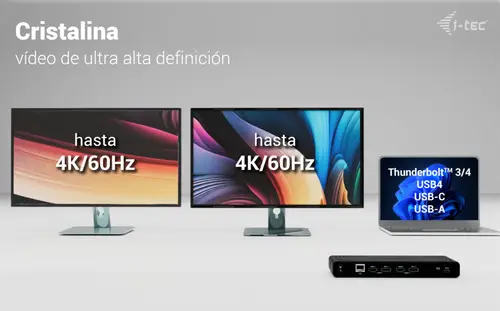 Universal Dual 4K Display Docking Station + Power Delivery 85W - Imagen 7