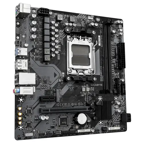 B840M H Placa Base - Procesadores AMD Ryzen 9000, VRM de 5+2+2 fases, hasta 7200MHz DDR5 (O.C), 1xPCIe 4.0 M.2, LAN 1GbE, USB 3.2 Gen 1 - Imagen 3