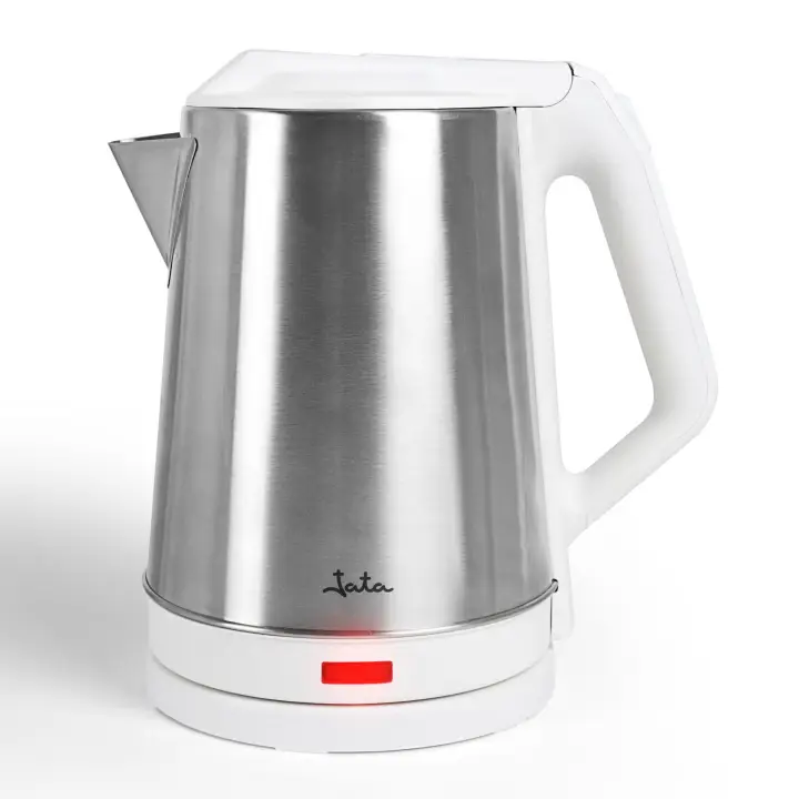 JEHA1723 tetera eléctrica 2 L 1500 W Acero inoxidable, Blanco