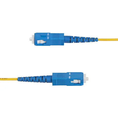 Cable de Fibra Óptica Simplex LC a SC (UPC) OS2 Monomodo de 5m - 9/125µm - 40G/100G - Resistente a Dobleces - Low Insertion Loss - Cable LSZH - Cable de Parcheo de Fibra - Imagen 5
