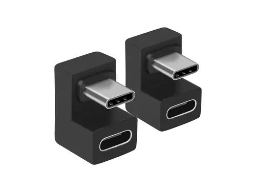 Adaptador USB-C U plug, 10Gbps, PD 100W , 2-Pack - Imagen 1