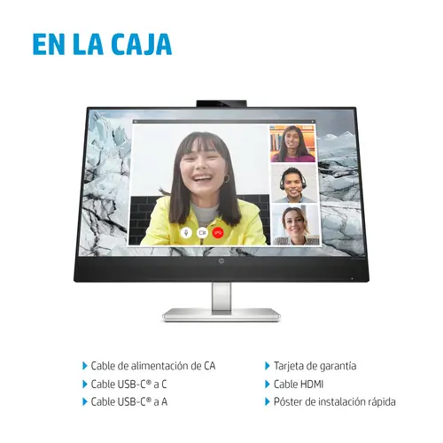 E-Series Monitor de conferencias USB-C QHD E27m G4 - Imagen 3