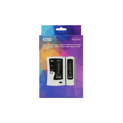 10.31.0301 comprobador de cables de red Gris - Imagen 6