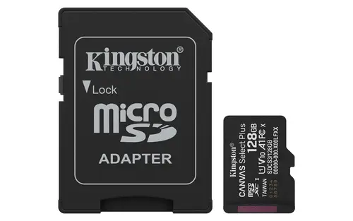 128GB microSDXC Canvas Select Plus Gen3 150MB/s A1 (Incluye adaptador de SD) - Imagen 1