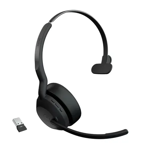 Evolve2 55 Auriculares Inalámbrico Diadema Oficina/Centro de llamadas Bluetooth Negro - Imagen 1