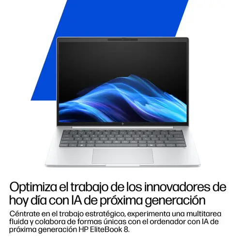 EliteBook 8 G1i 16 inch Notebook Next Gen AI PC Copilot+ PC Intel Core Ultra 5 236V Portátil 40,6 cm (16") WUXGA 16 GB LPDDR5x-SDRAM 512 GB SSD Wi-Fi 7 (802.11be) Windows 11 Pro Plata - Imagen 5