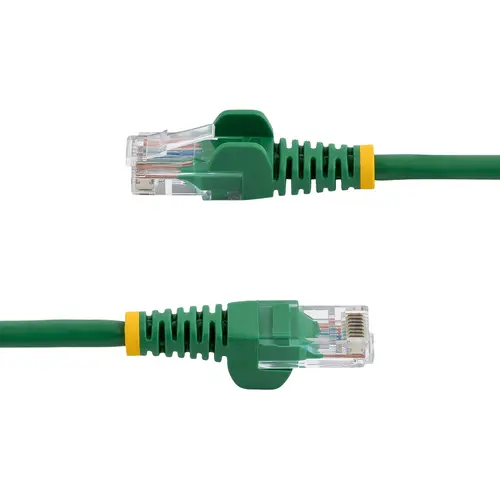 Cable de Red de 0,5m Verde Cat5e Ethernet RJ45 sin Enganches - Imagen 3