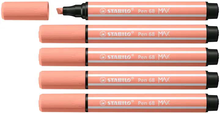 Pen 68 MAX rotulador Naranja claro 5 pieza(s)