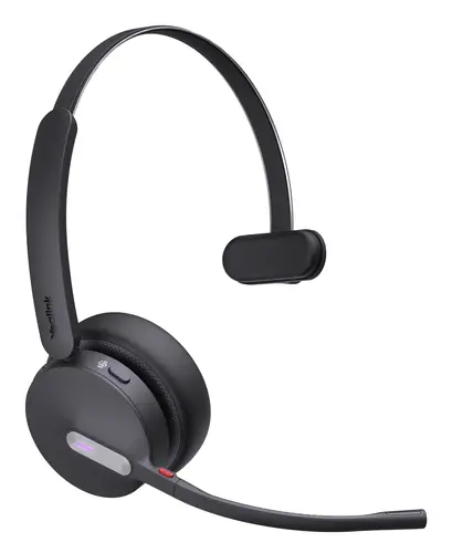 WH64 Mono Teams Auriculares Inalámbrico Diadema Oficina/Centro de llamadas USB Tipo C Bluetooth Negro - Imagen 2
