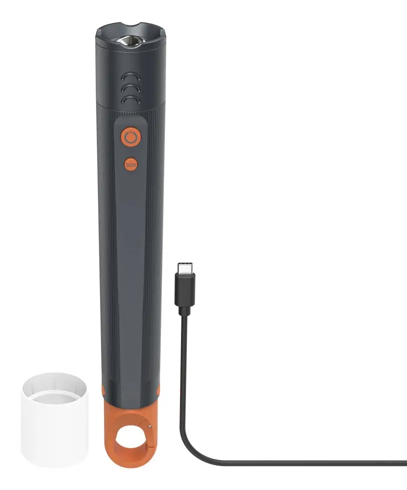 FLX1200-C Gris Linterna de mano LED