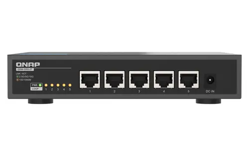 QSW-3205-5T switch No administrado 10G Ethernet (100/1000/10000) Escritorio Negro - Imagen 1