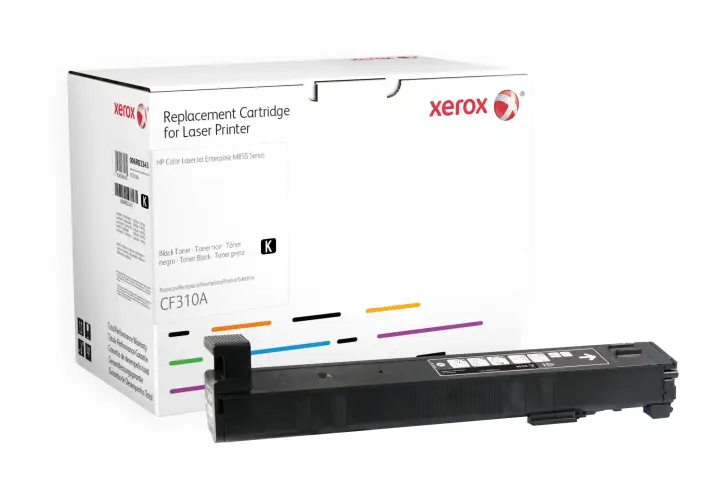 Cartucho de tóner negro. Equivalente a HP CF310A. Compatible con HP Colour LaserJet M855