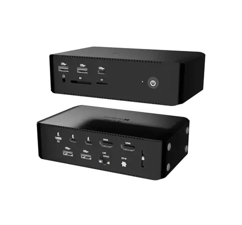 Thunderbolt5 Quattro Display Docking Station, 5x USB, 2.5 GLAN + Power Delivery 140W - Imagen 1