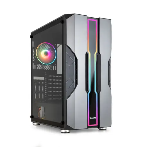 Caja Semitorre Gaming TQGCC103-B NIGHTCITY Negra - Imagen 1