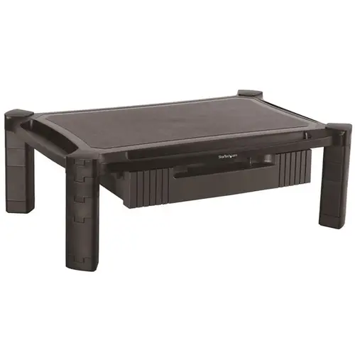 Base con Cajón para Monitor - de Altura Ajustable con Columnas Apilables - con Soporte para Pantallas hasta 32 Pulgadas - Imagen 1