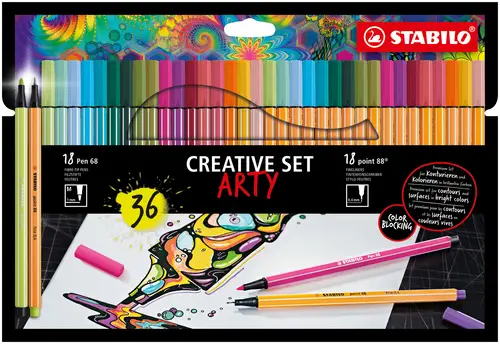Creative Set ARTY rotulador de punta fina Colores surtidos 36 pieza(s) - Imagen 1