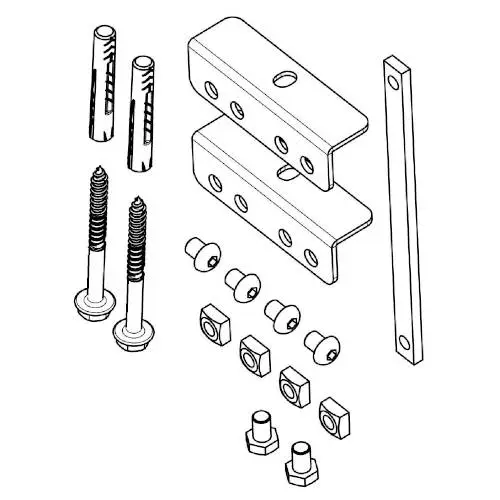 VOGELS GAMA PROFESIONAL ACCESORIOS CONNECT-IT PFA 9126 PFB 34XX BRACKET KIT NEGRO (PFA9126) - Imagen 1