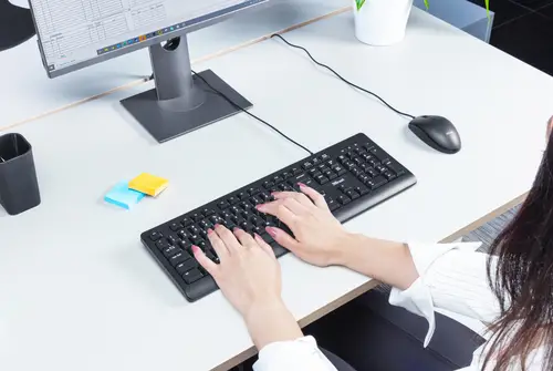 TK-150 teclado Universal USB QWERTY Español Negro - Imagen 2
