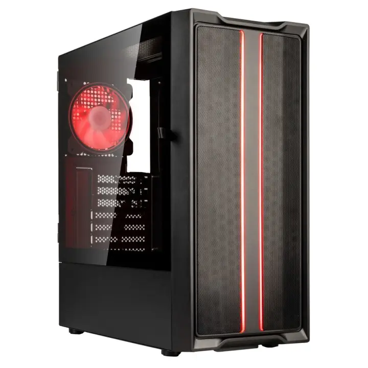 Inspire K12 ARGB Midi Tower Negro, Transparente