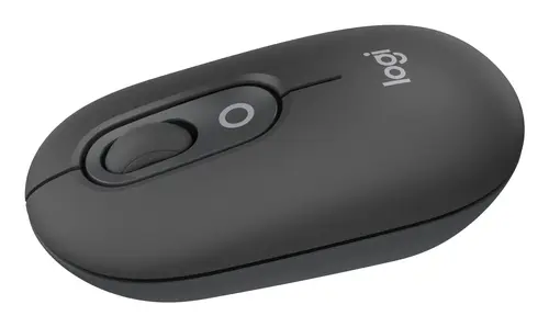 POP Mouse, ratón inalámbrico Bluetooth compacto y portátil con botones programables y clics discretos, tecnología Easy-Switch para alternar hasta 3 dispositivos, portátil, tablet, PC: grafito - Imagen 1