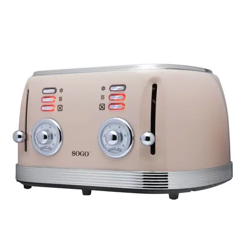 TOS-SS-5475 tostadora 6 4 rebanada(s) Beige - Imagen 2