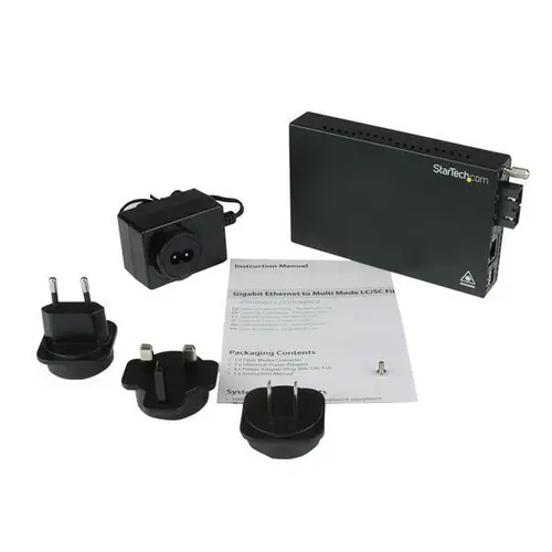 Conversor de Medios Gigabit Ethernet a Fibra Multi Modo Conector SC - 550m - Imagen 5