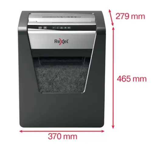 Momentum M510 triturador de papel Microcorte Negro - Imagen 4