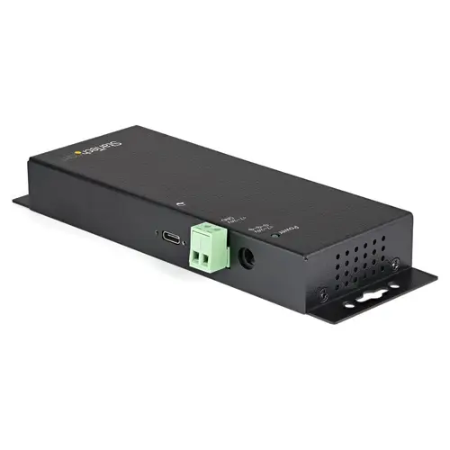 Hub USB-C de 4 Puertos de 10Gbps - Ladrón Concentrador USB Tipo C Industrial de Metal con 3 Puertos USB-A y 1 USBC - Protección ESD - Concentrador Autoalimentado USB 3.2 Gen 2 - Imagen 3