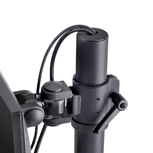 Soporte de Sobremesa para Dos Monitores Apilados Verticalmente de 49" 16:9 o 32:9 - Capacidad de Carga de 32kg - de Mordaza en C - Soporte VESA para 2 Monitores - TAA - Imagen 5