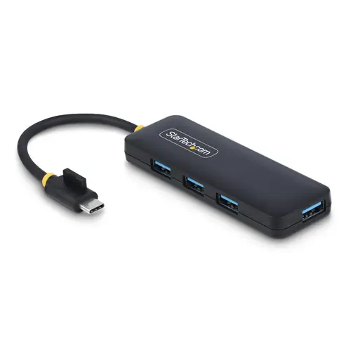 Hub USB-C de 4 Puertos - Ladrón USB Tipo C a 4 Puertos USB-A - Alimentado por el Bus - USB 3.0 de 5Gbps - Hub Portátil USB para Viajes - Protección de Sobrecorriente - Imagen 1