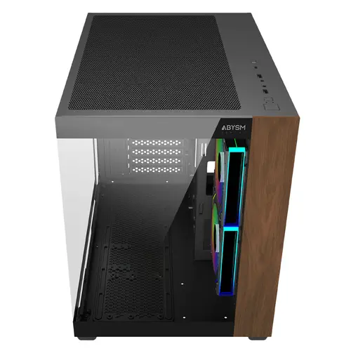 Caja M-ATX Danube Sava Nature 285C Black - Imagen 5