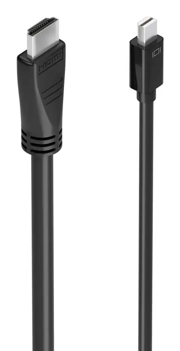 Cable conversor MINI DP a HDMI 4K@60Hz, MINI DP/M-HDMI/M, Negro, 5.0m