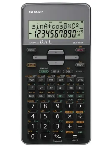 EL-531TH calculadora Bolsillo Calculadora científica Negro, Gris - Imagen 1