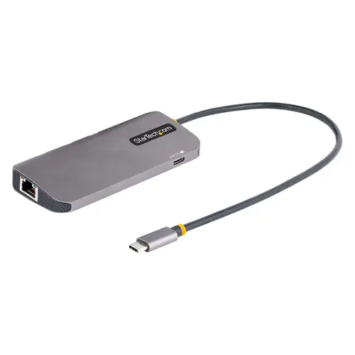 Adaptador Multipuertos USB C, de Vídeo HDMI de 4K y 60Hz, Hub USB-A 3.2 de 3 Puertos de 5Gbps, Entrega de Alimentación PD de 100W, GbE, Docking Station de Viajes - Imagen 2