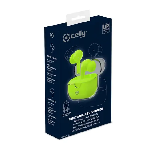 CLEAR Auriculares True Wireless Stereo (TWS) Dentro de oído Llamadas/Música USB Tipo C Bluetooth Verde - Imagen 4