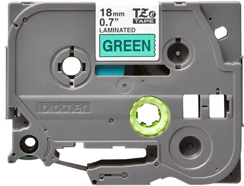 TZE-741 cinta para impresora de etiquetas Negro sobre verde TZ - Imagen 3