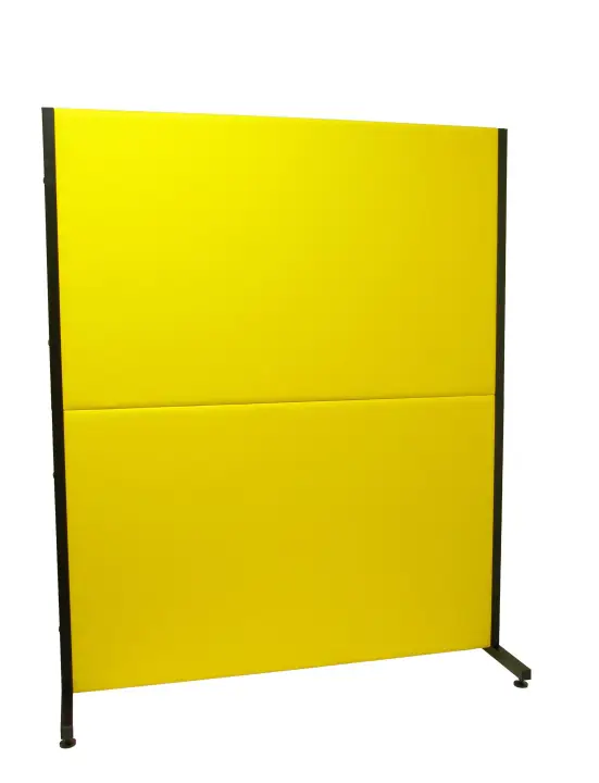 Biombo Valdeganga similpiel amarillo