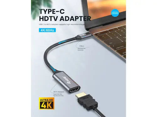 Adaptador USB-C a HDMI 2.0, 4K/60Hz - Imagen 4